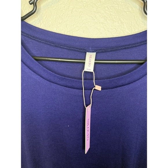 Womens Long Sleeve Top w/ Knot Front Detail - Casual Elegant - Picture 3 of 3